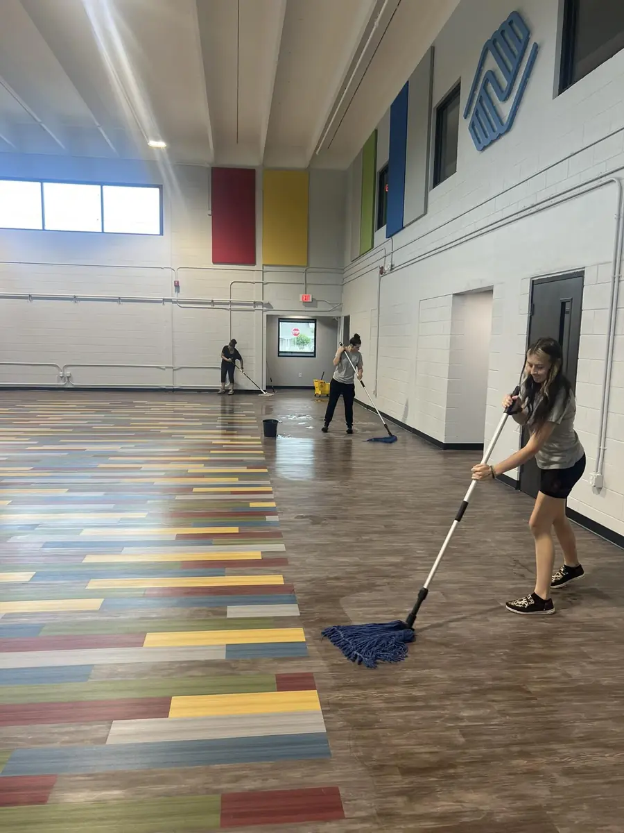 Orchid Cleaning crew servicing the Boys & Girls Club